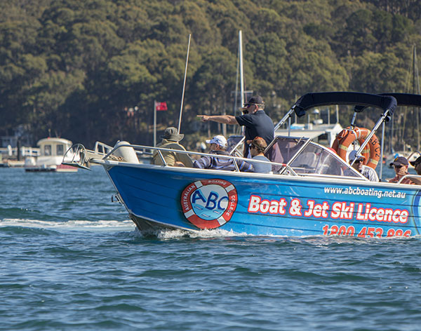 ABC Sydney Boat During Newport Course